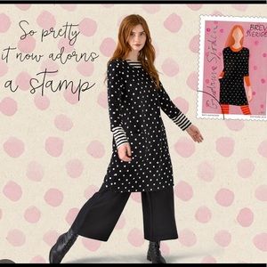 Gudrun Sjoden Polka Dot Dress w/Pockets